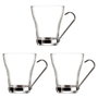Quid Set 3 Tasses en Verre Supreme 25 cL Transparent
