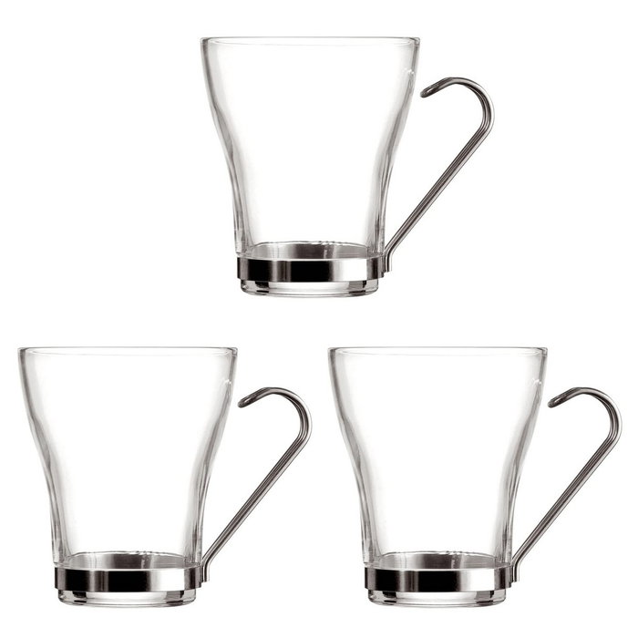 Quid Set 3 Tasses en Verre Supreme 25 cL Transparent
