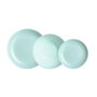 Luminarc Vaisselle Opal Pampille Turquesa 18 Pièces - 6 Personnes en Verre Trempé