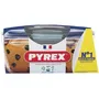 Pyrex 1450098 - Cocotte ronde en verre borosilicate de 1,4 litres, résistante à -40 °C et +300 °C
