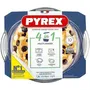 Pyrex 1450098 - Cocotte ronde en verre borosilicate de 1,4 litres, résistante à -40 °C et +300 °C