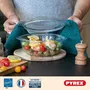Pyrex 1450096 - Cocotte Ronde en Verre Borosilicate - Résistance -40°C à +300°C - 2.1 Litres - Made in France - Garantie 10 ans