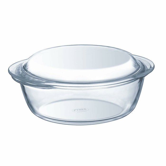 Pyrex Cocotte Ronde en Verre Borosilicate 3 Litres