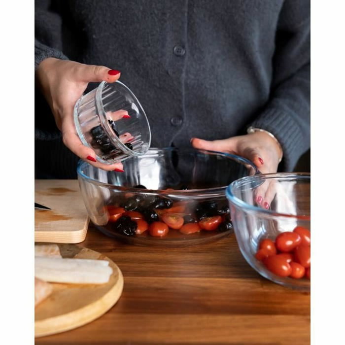 Pyrex Cocotte Ronde en Verre Borosilicate 3 Litres