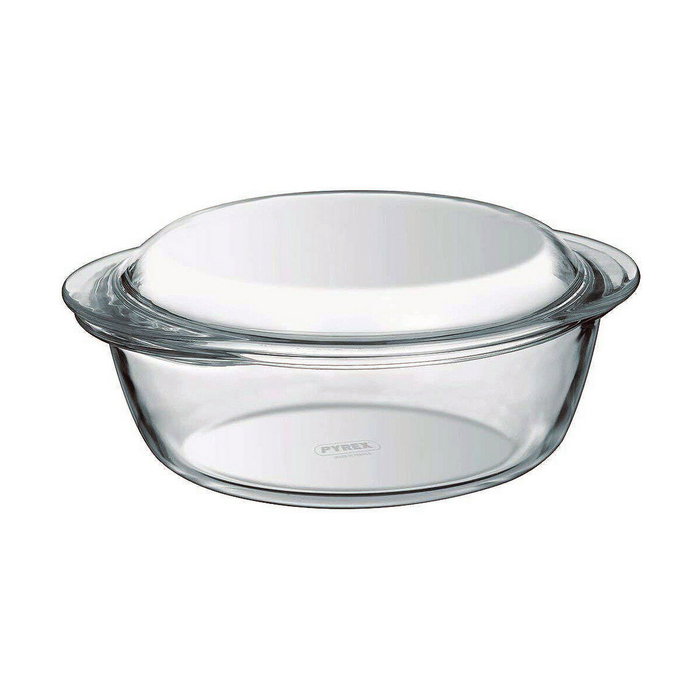 Pyrex Cocotte Ronde en Verre Borosilicate 3 Litres