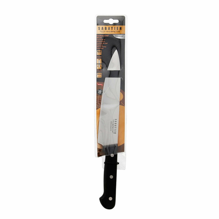 Sabatier Couteau Chef Universal Noir Métal 20 cm (6 Unités) inevitable