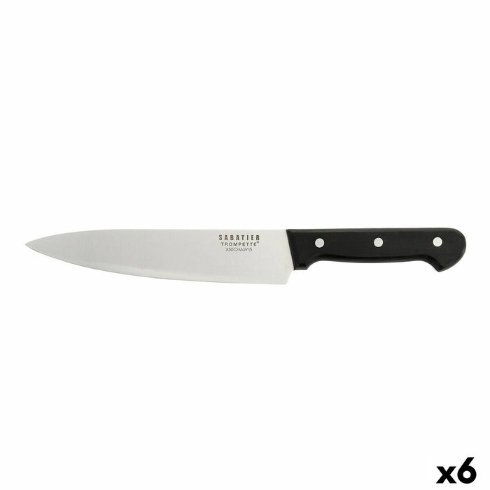 Sabatier Couteau Chef Universal Noir Métal 20 cm (6 Unités) inevitable