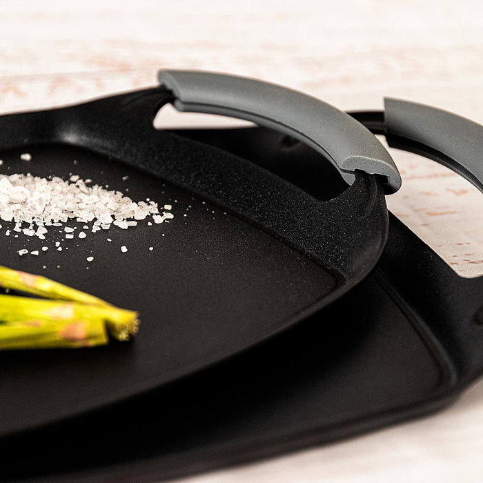 Quid Asador Ebano Aluminio Forjado 47x29 cm