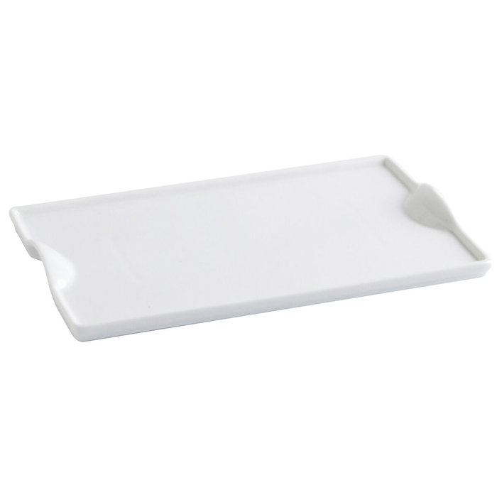 Quid Gastro Fun Plat à Pinchos en Porcelaine Blanche Brillant 25,5x15,5 cm (6 Unités) Quid Gastro Fun Plat à Pinchos en Porcelaine Blanche Brillant 25,5x15,5 cm (6 Unités)