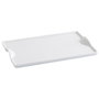 Quid Gastro Fun Plat à Pinchos en Porcelaine Blanche Brillant 25,5x15,5 cm (6 Unités)