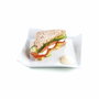 Quid Plato Porcelana Gastro Fresh 17.5 cm Blanco Cerámica Apilable Apto Lavavajillas Microondas 8 Unidades