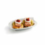 Quid Tapa Montadito Porcelana Gastro Fun, 12 Unités, 15,5x10 cm en céramique