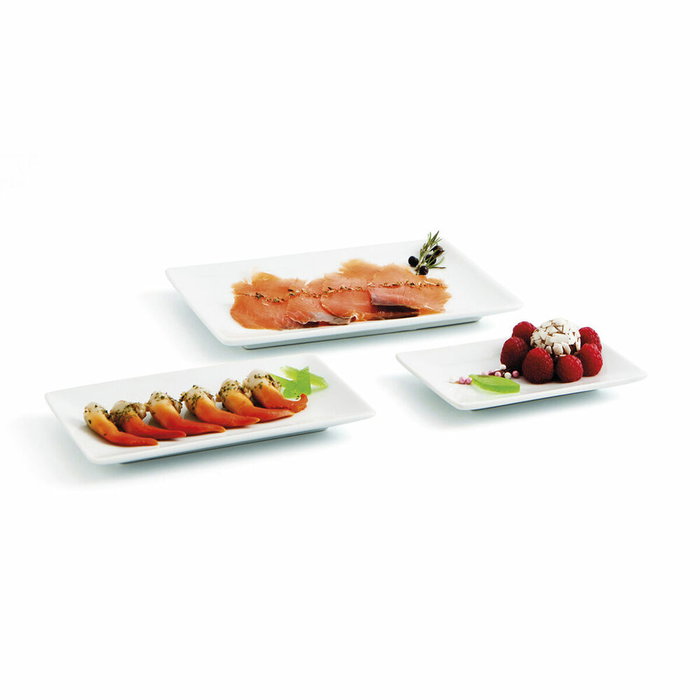 Quid Plat à tapa Fríos Porcelana Gastro Fun 16,5x9,5x2 cm (6 Unidades)