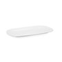 Bidasoa Plat Rectangulaire Glacial 31 X 18 cm (6 Unités) Porcelaine Blanche Brillant