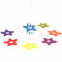 Koala Set de 8 Identificateurs de Verres Star, Multicolor, Plastique, 12,8x5x13,7 cm