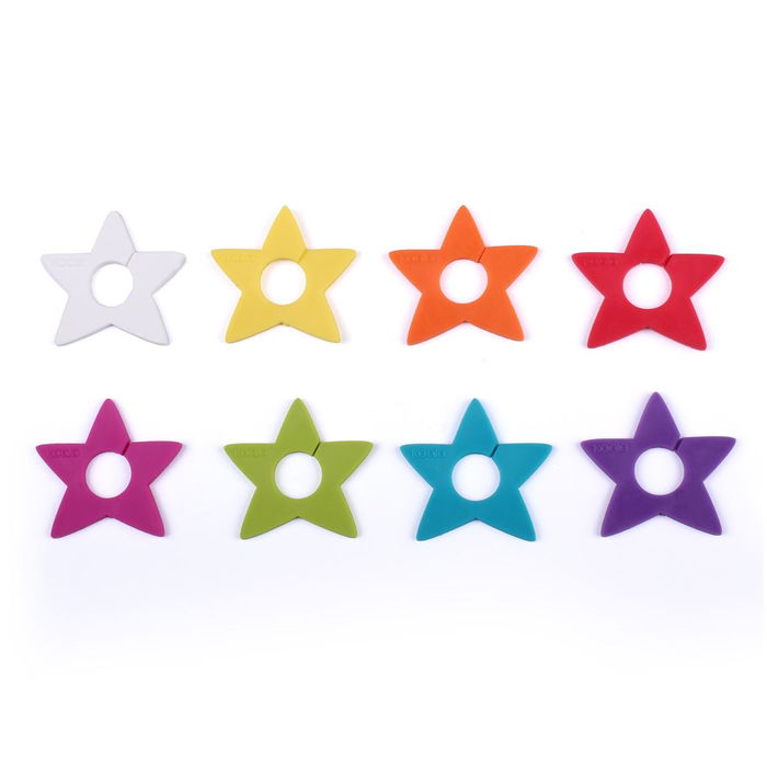 Identificateur de Verres Koala Étoile Plastique Multicouleur 8 Pièces (12,8 x 5 x 13,7 cm) Identificateur de Verres Koala Étoile Plastique Multicouleur 8 Pièces (12,8 x 5 x 13,7 cm)
