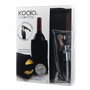 Koala Tire-bouchon Noir et Refroidisseur Ac 12,4x14x23 cm-20,5x14,5x4,5 cm Métal Brillant