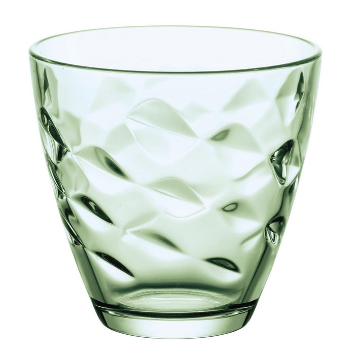 Bormioli Rocco Set 6 Verres Bas Flora 26 cL Relief Vert en Verre Bormioli Rocco Set 6 Verres Bas Flora 26 cL Relief Vert en Verre