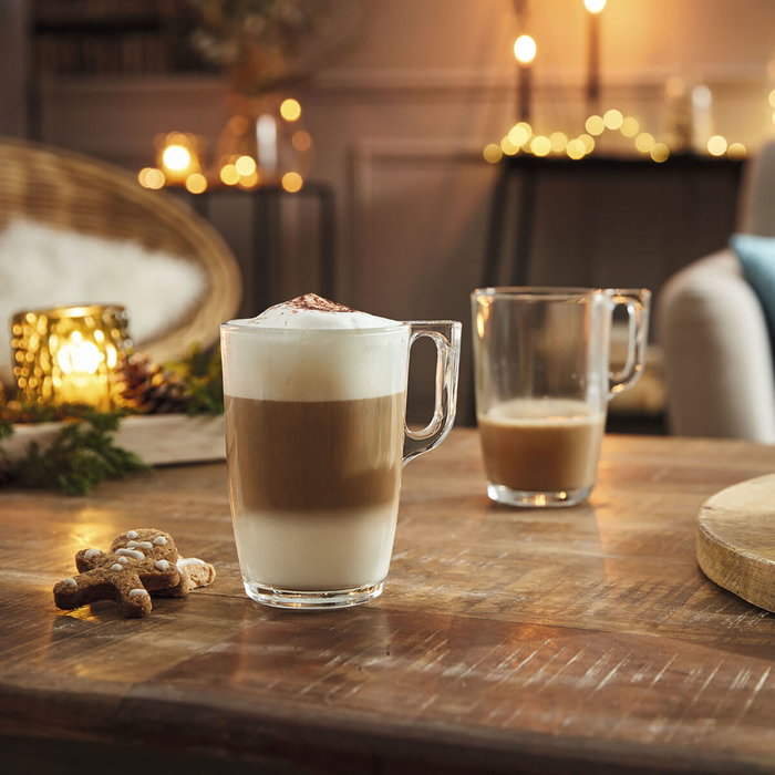 Arcoroc Voluto Coffret de 6 Mugs en Verre Transparent 32 cL Extra Résistant Arcoroc Voluto Coffret de 6 Mugs en Verre Transparent 32 cL Extra Résistant