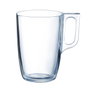 Arcoroc Voluto Coffret de 6 Mugs en Verre Transparent 32 cL Extra Résistant