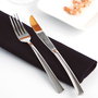 Amefa Havane Lot de 12 Fourchettes de Table en Acier Inoxydable Finition Brillant 18-0-3 mm