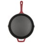 Bidasoa Poêle en Fonte Émaillée Fierro 26 cm Rouge Antiadhésive Compatible Induction Vitrocéramique Gaz Électrique