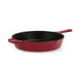 Bidasoa Poêle en Fonte Émaillée Fierro 26 cm Rouge Antiadhésive Compatible Induction Vitrocéramique Gaz Électrique