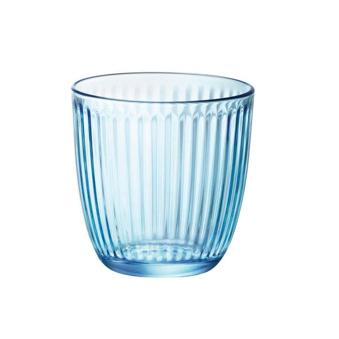 Set de Verres Bormioli Rocco Line Bleu verre 290 ml Set de Verres Bormioli Rocco Line Bleu verre 290 ml