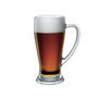 Bormioli Rocco Baviera Lot de 6 Verres à Bière en Verre 39 cL