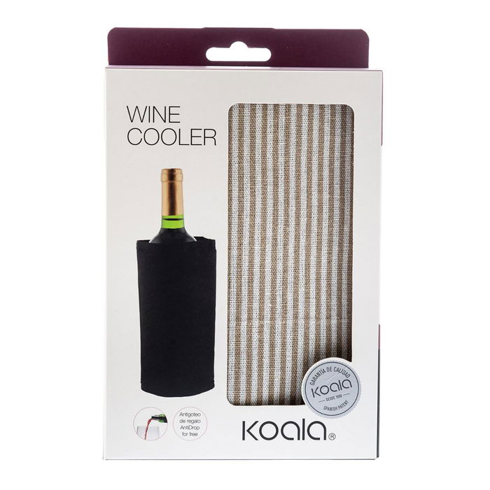 Refroidisseur de Bouteilles Koala Eco Friendly Rayures Bicolore Textile 40 x 20 cm