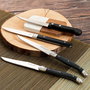 Lou Laguiole Couteaux à Steak en Acier Inoxydable Tradition Bicolore - Set de 6 pièces