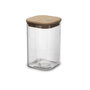 Quid Pot en verre Cocco 1,1 L avec couvercle hermétique, idéal pour le stockage alimentaire, transparent, résistant