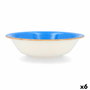 Quid Saladier en Céramique Vita Bleu 23 cm (6 Unités)
