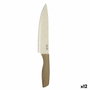 Quid Couteau de Boucher Cocco 20 cm Bois, Métal (12 Unités)