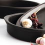 Casserole Quid Barro Lux Noir Céramique Ø 22 cm (12 Unités)