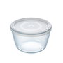 Panier-repas rond avec couvercle Pyrex Cook & Freeze 1,1 L 15 x 15 x 10 cm Transparent Silicone verre (4 Unités)