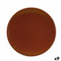 Raimundo Assiette Churrasco Barro Profesional 28 cm (9 Unités) Marron Céramique