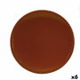 Raimundo Plato Churrasco Barro Barro Profesional 30 cm (6 Unidades) en Ceramica con Acabado Brillo