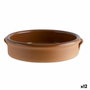 Cazuela Barro Clasico en Céramique, 17 cm, Marron, 12 Unités, Compatible Vitro, Induction, Gaz, Électrique