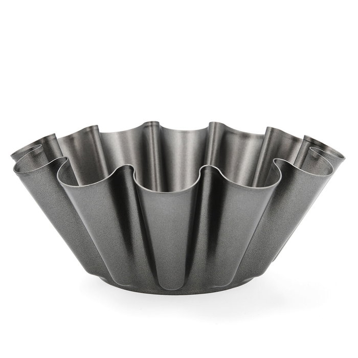 Quid Moule Tulipe Acier Peint Sweet Grey 23x9 cm 12 Unités Noir
