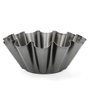 Quid Moule Tulipe Acier Peint Sweet Grey 23x9 cm 12 Unités Noir