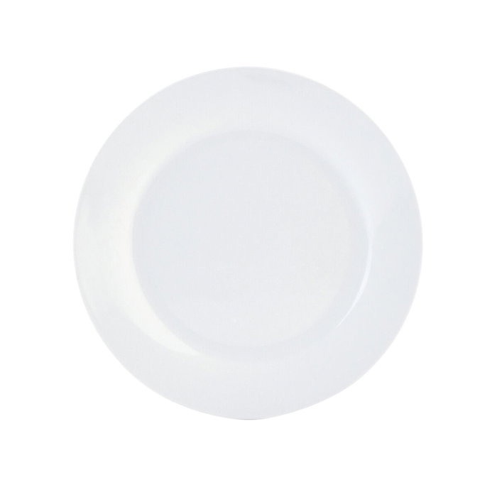 Quid Assiette plate Quid Basic Céramique Blanc (Ø 27 cm) (12 Unités)bu