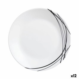 Arcopal Assiette à dessert Domitille Bicolore verre (Ø 18 cm)