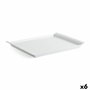 Quid Plat à Gratin Gastro Fresh Céramique Blanc (31 x 23 cm) - Lot de 6