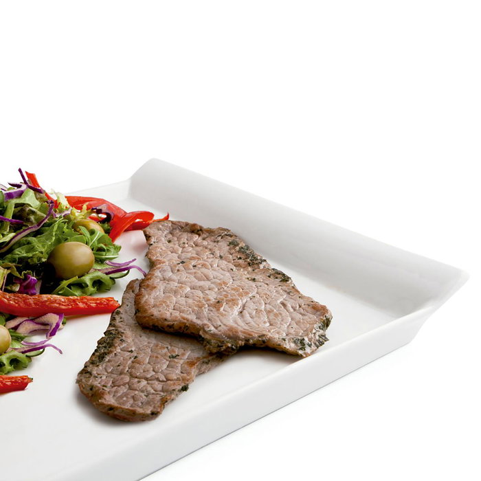 Quid Plat Rectangulaire Porcelaine Gastro Fresh 36x25 cm Blanc (6 Unités)