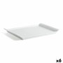 Quid Plat Rectangulaire Porcelaine Gastro Fresh 36x25 cm Blanc (6 Unités)