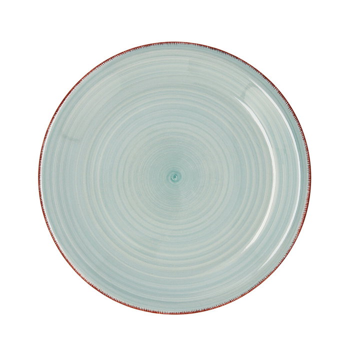 Quid Plato Llano Cerámico Vita Aqua 27 cm (12 Unidades)
