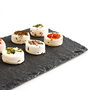 Quid Plateau apéritif Gastro Fun en ardoise 25x25 cm (12 unités)