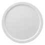 Ariane Plat à Pizza Prime en Porcelaine Blanche, 32 cm, Lot de 6, Finition Brillante, Professionnel Haute Qualité, Adapté Micro-ondes et Four