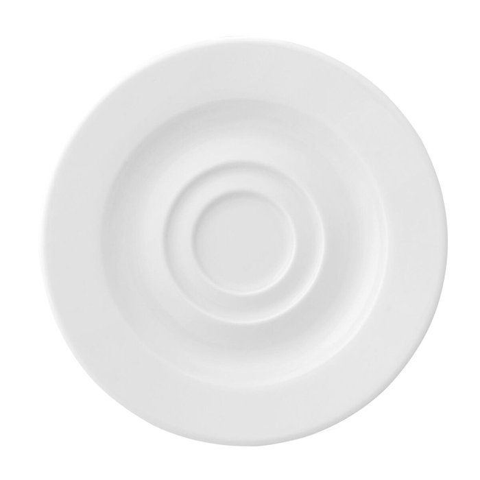 Ariane Assiettes à Espresso Prime en Porcelaine Blanche 13 cm (12 Unités)